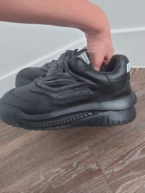 Versace Black Odissea Sneakers Size M: 10 W: 11 Made In Italy Authentic Rare